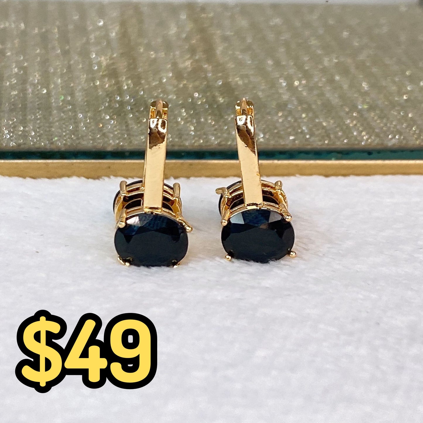 Arete de Chapa de Oro COA2095-2