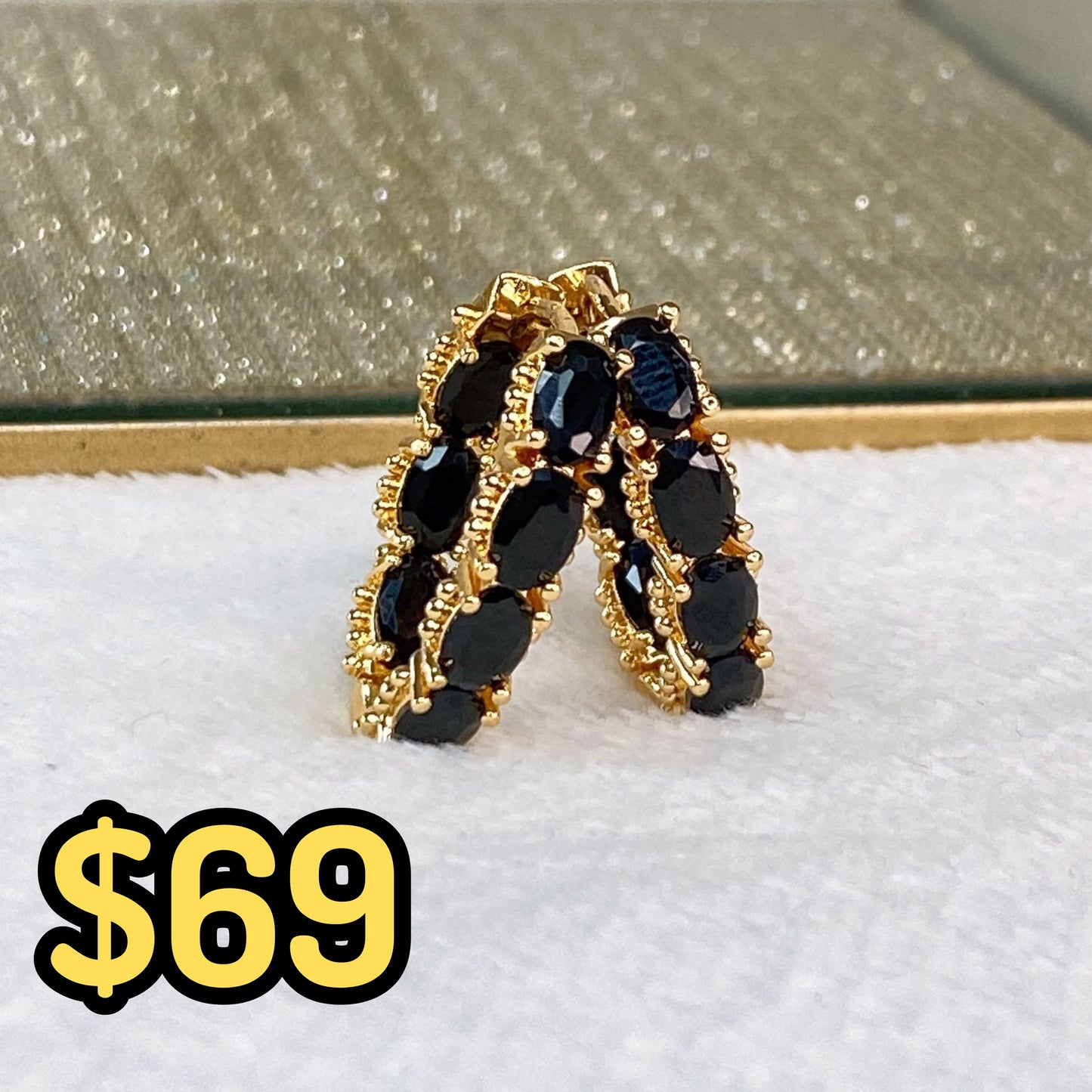 Arete de Chapa de Oro COA2089-2