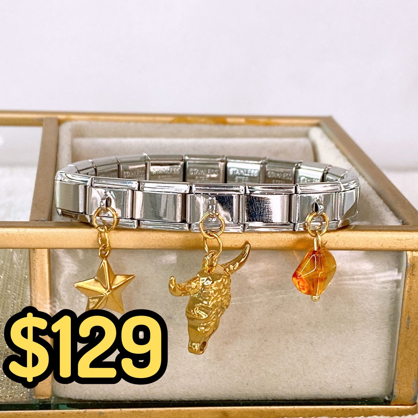 21-5-26 Pulsera Italiana de Acero Inoxidable PAI1239-2