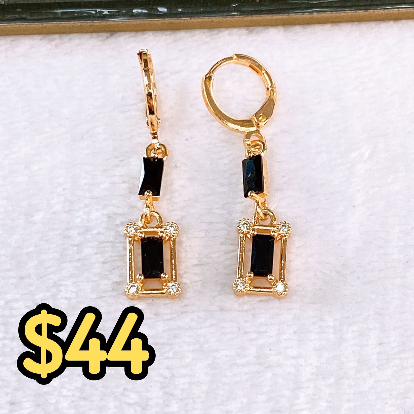 Arete de Chapa de Oro COA2501-1