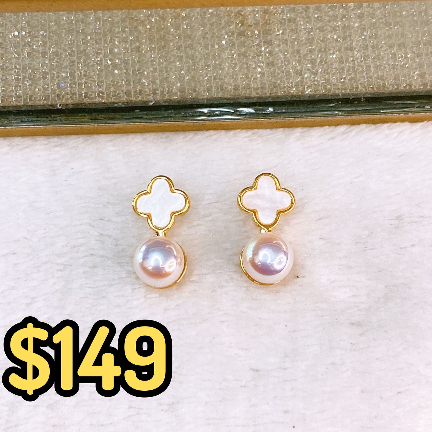 Arete de Chapa de Oro COA2637-2