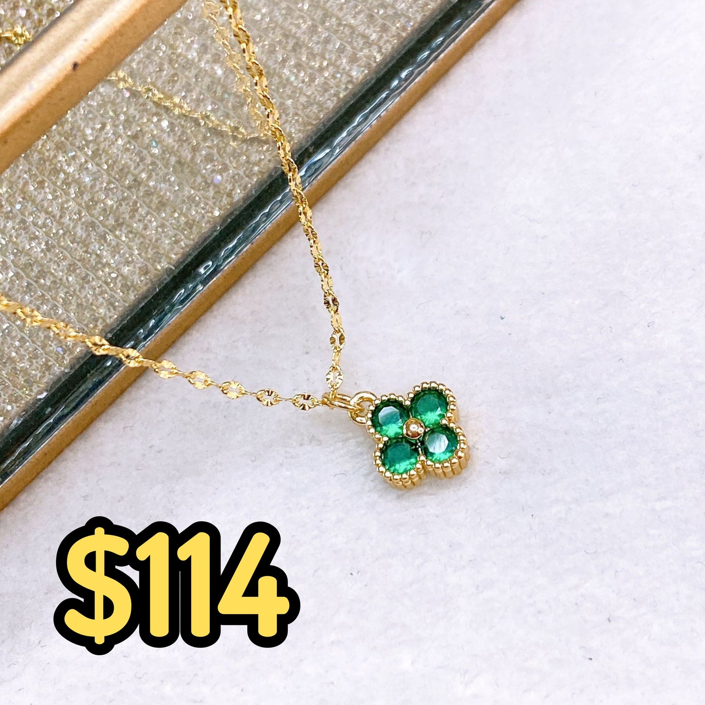 Collar de Chapa de Oro CC2465-1