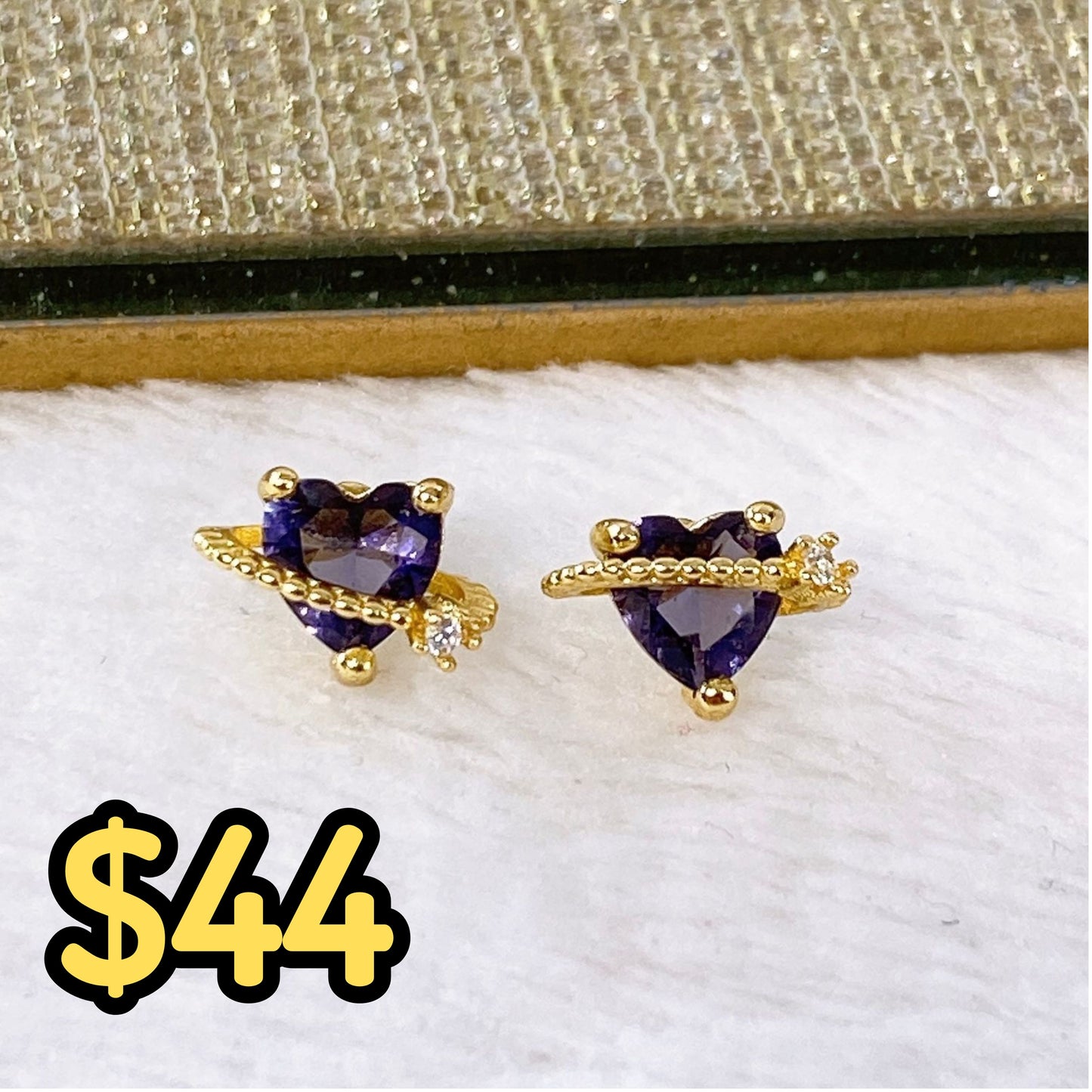 Arete de Chapa de Oro COA1916-5