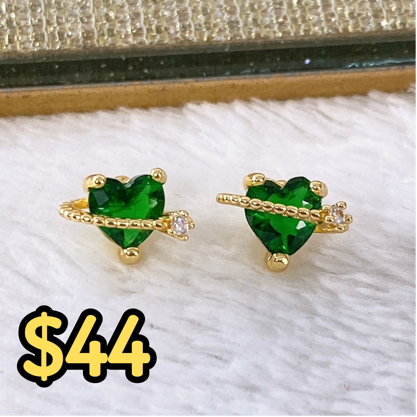 Arete de Chapa de Oro COA1916-4