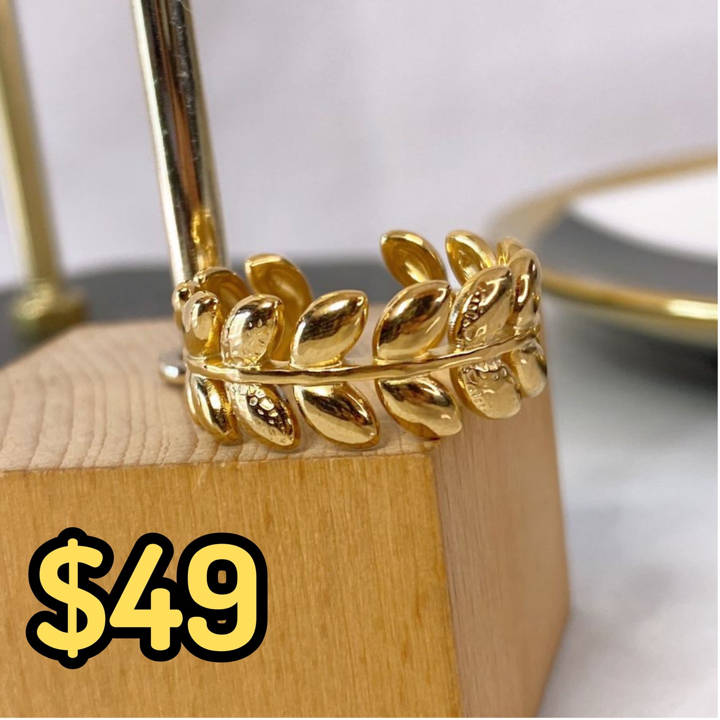Anillo de Acero Inoxidable Ajustable RAI974-1