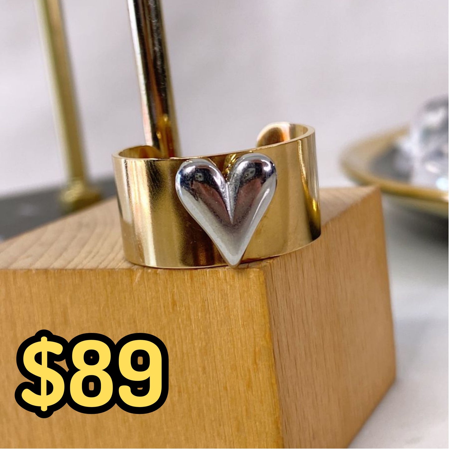 Anillo de Acero Inoxidable Ajustable RAI965-1