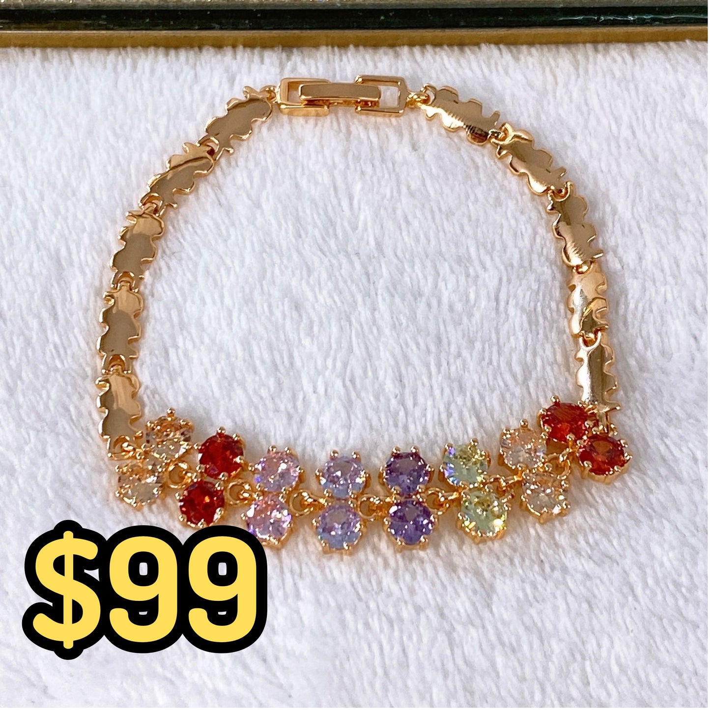 Pulsera de Chapa de Oro COP1587-1