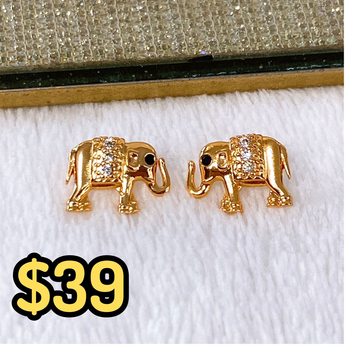 Arete de Chapa de Oro COA1954-1