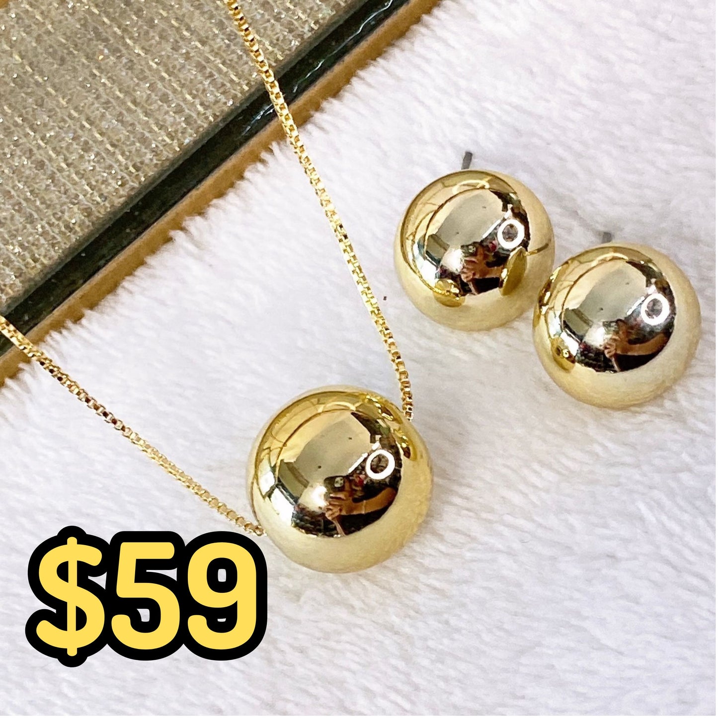 Set de Chapa de Oro y Bisuteria CC2131-1