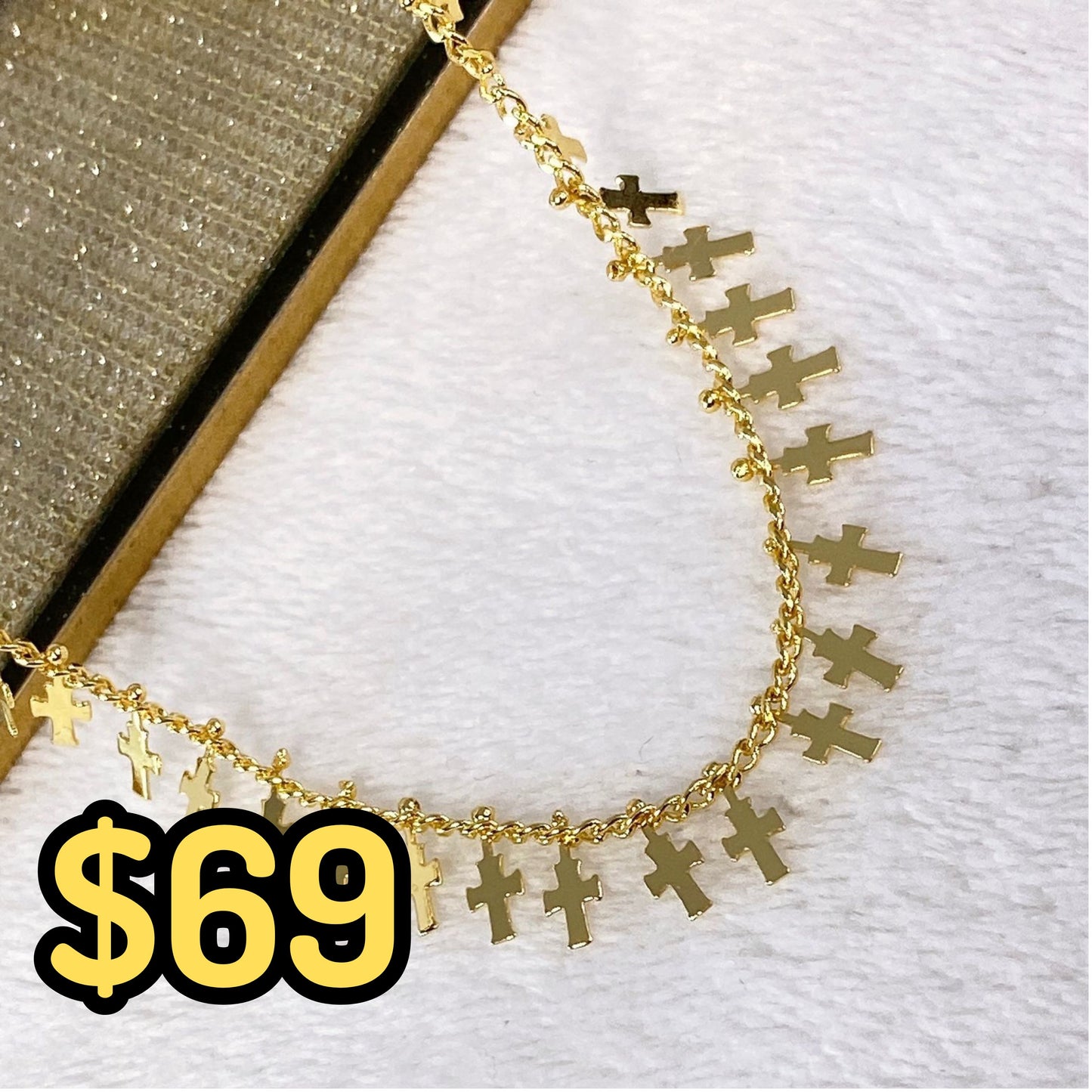 Collar de Chapa de Oro CC2135-2