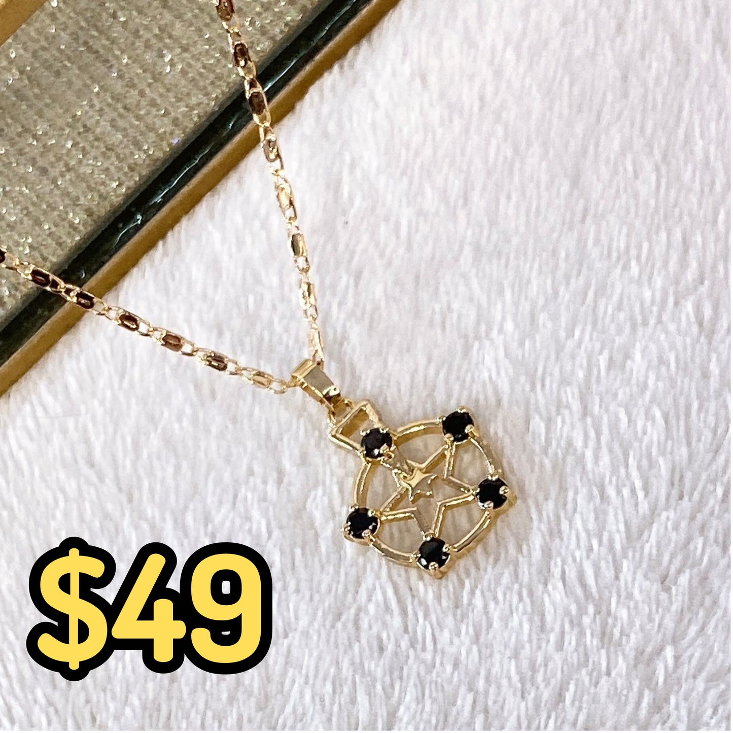 Collar de Chapa de Oro CC2140-1