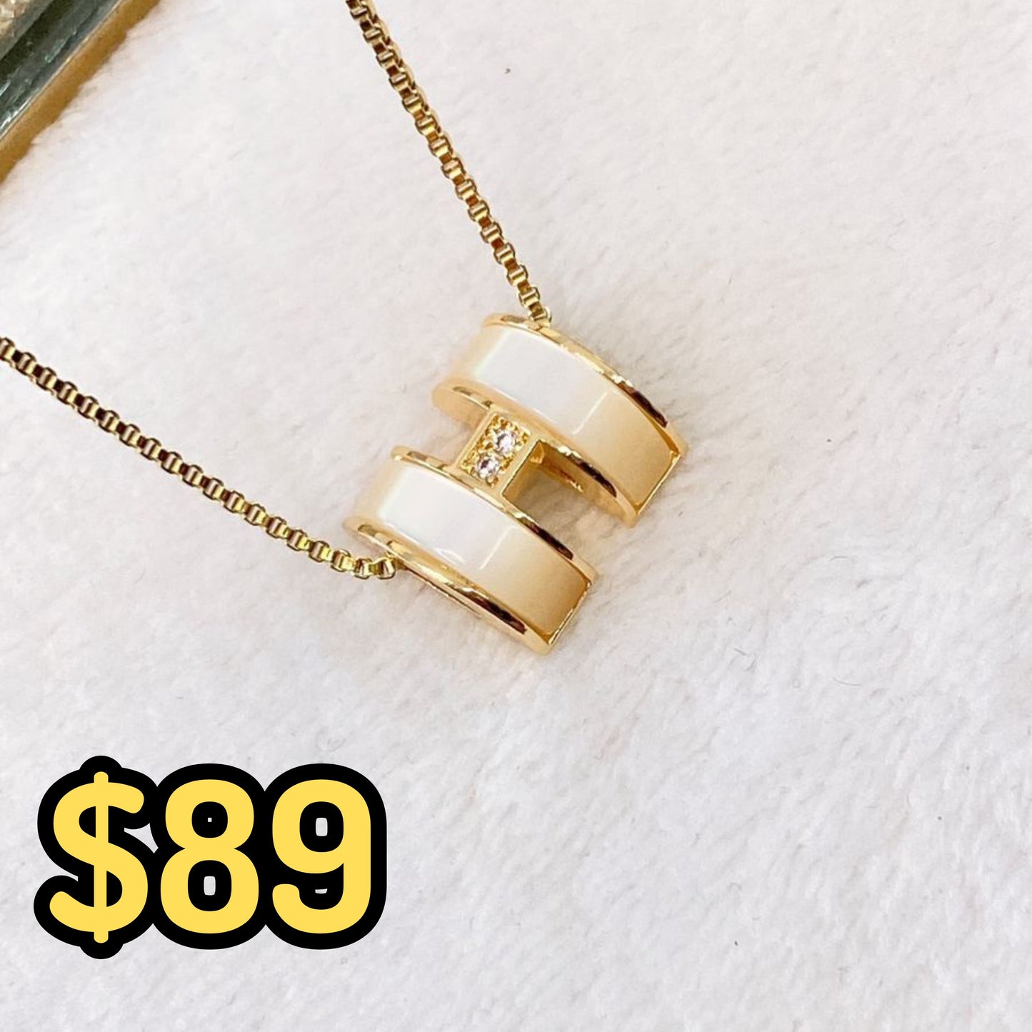 Collar de Chapa de Oro CC2185-1