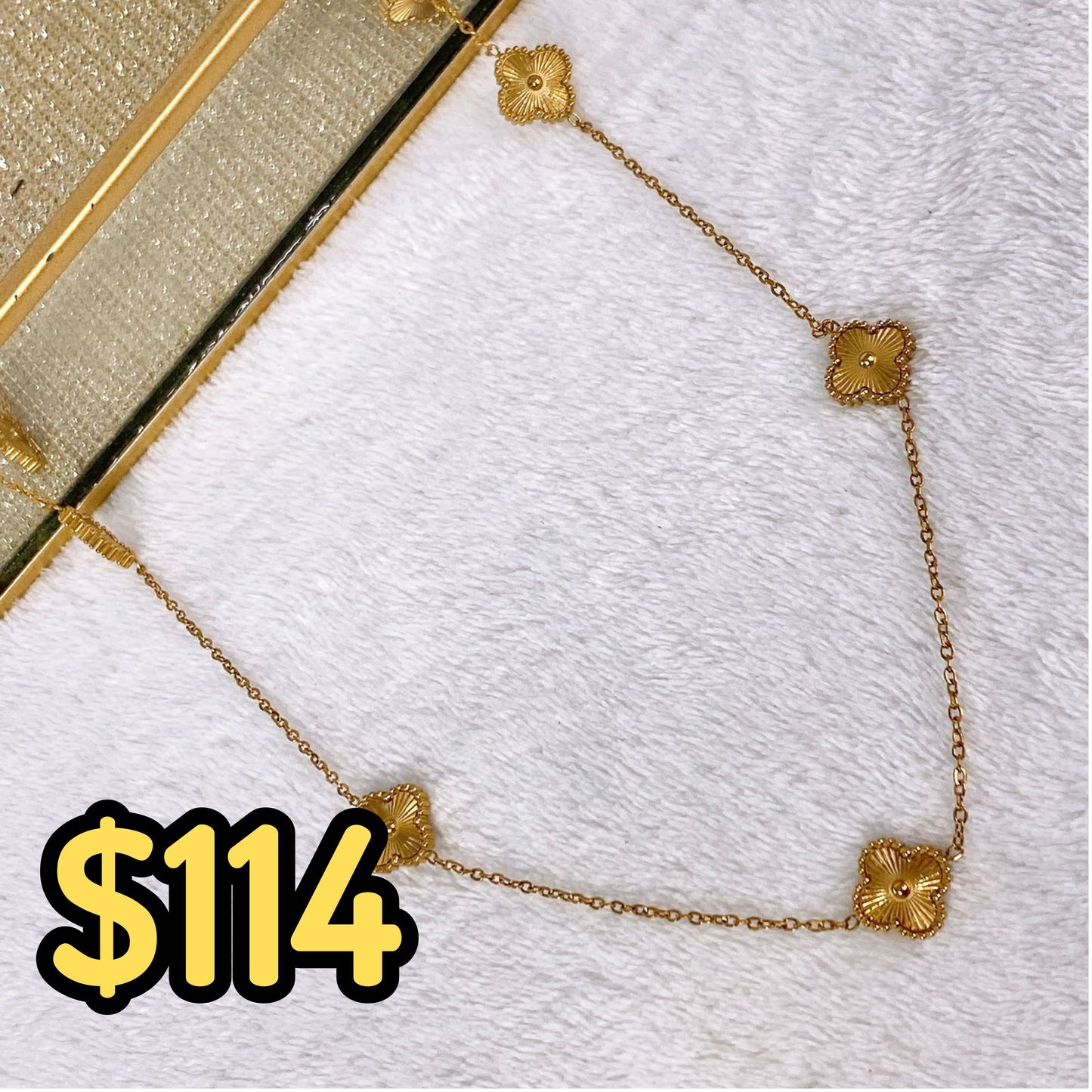 Collar largo de Acero Inoxidable CAI2496-1