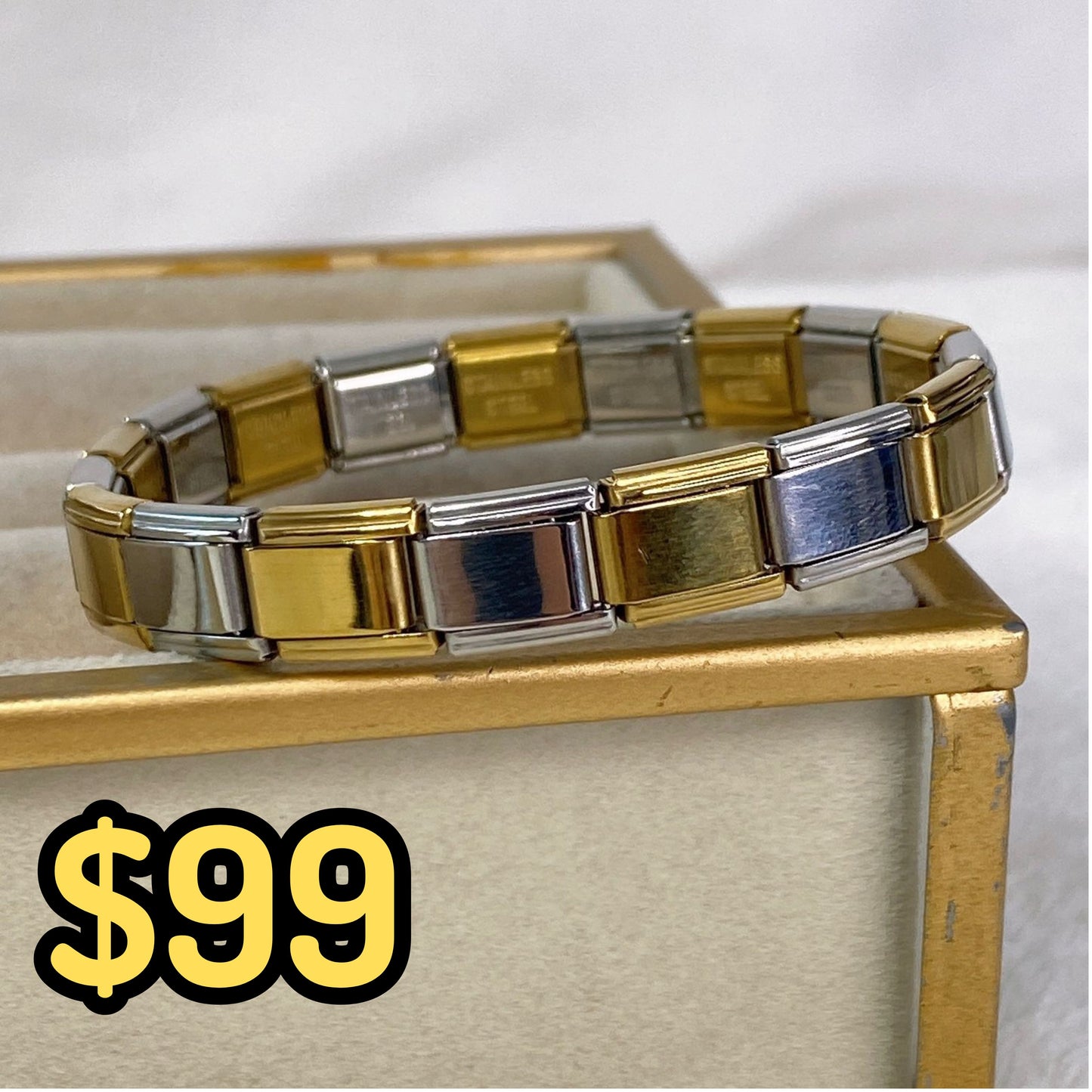 Pulsera Italiana de Acero Inoxidable PAI1009-1