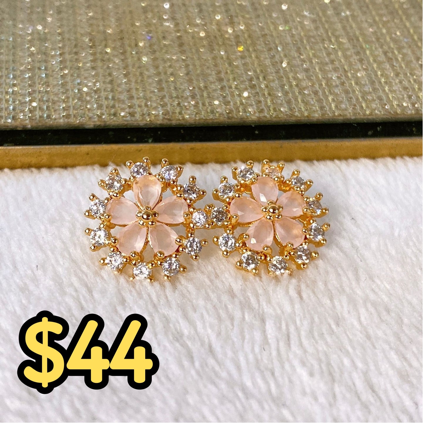 Arete de Chapa de Oro COA1970-2