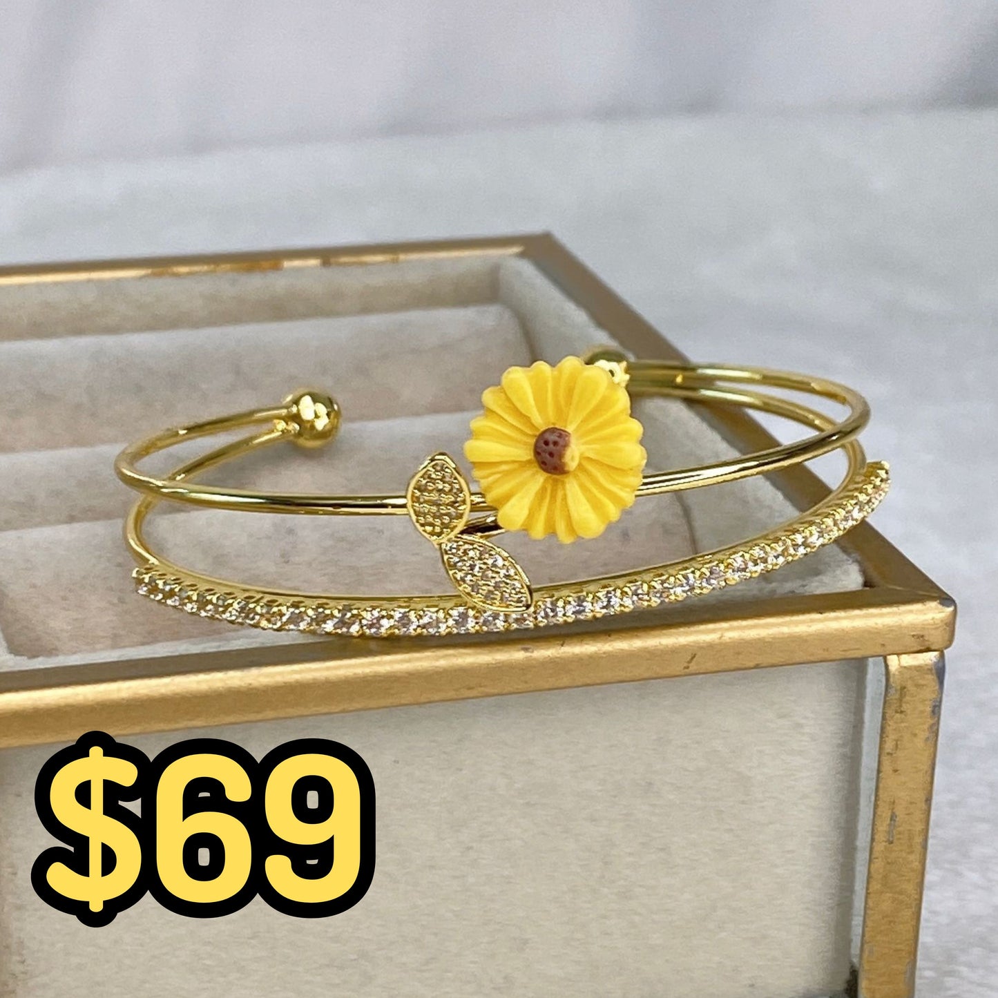 Pulsera de Chapa de Oro con Zirconias COP1609-1