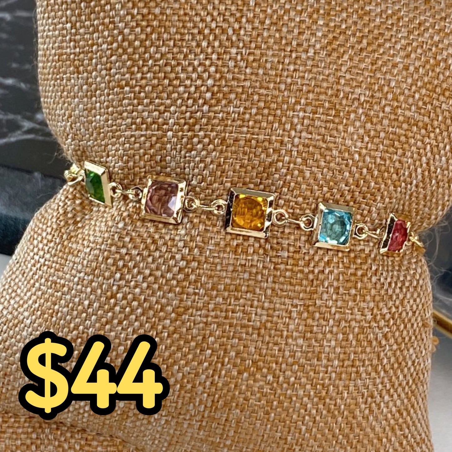 Pulsera de Chapa de Oro COP1607-1