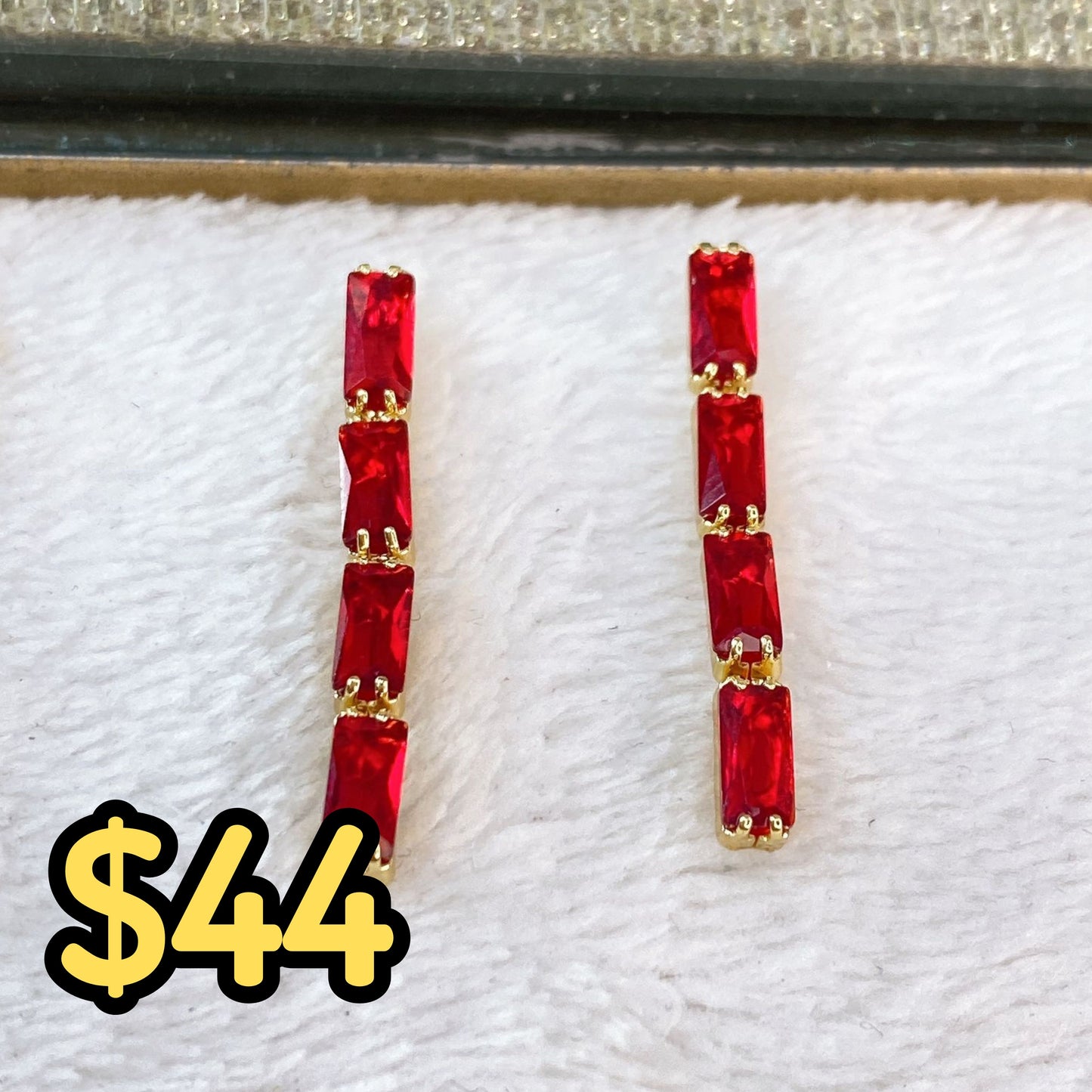 Arete de Chapa de Oro COA2020-7