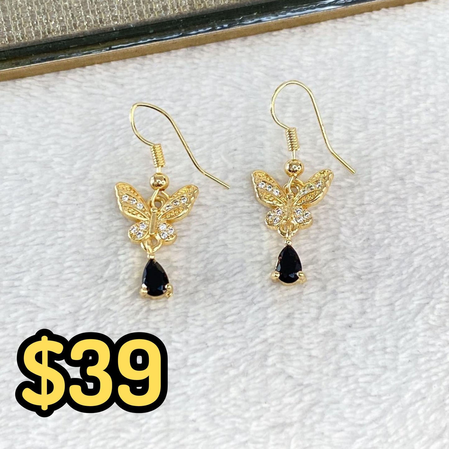 Arete de Chapa de Oro COA2071-2