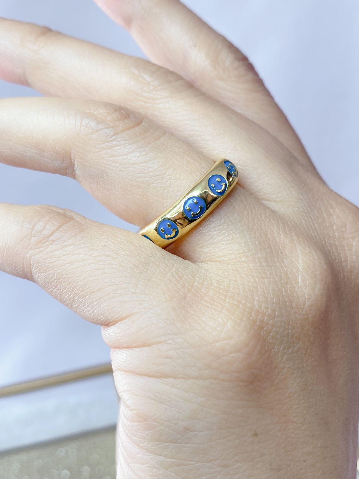 Anillo de Chapa de Oro Ajustable ACO1177-5