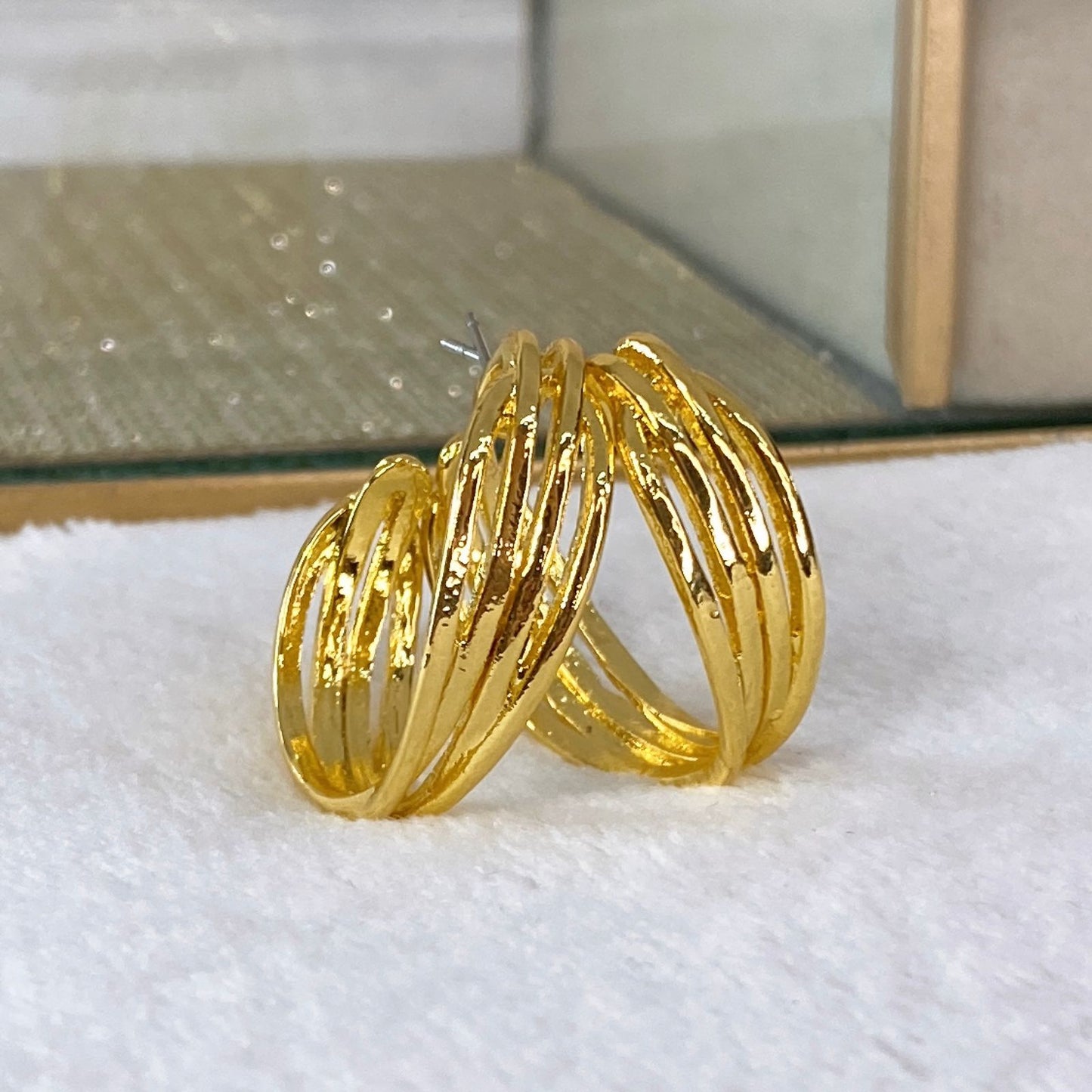 Arracada de Chapa de oro AAI1796-1
