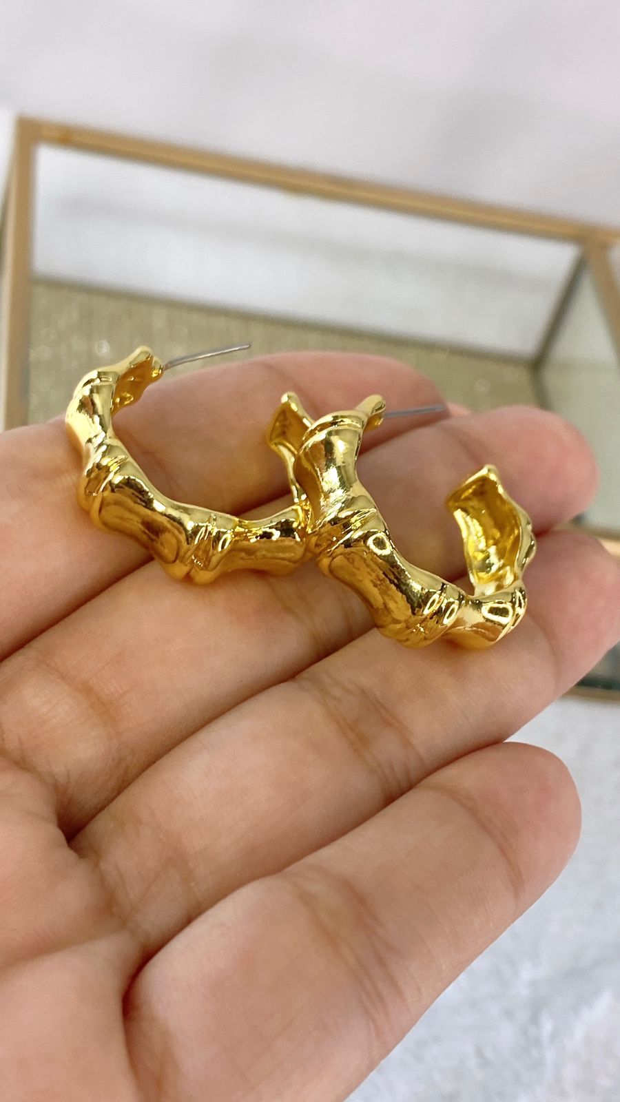 Arracada de Chapa de Oro AAI1798-1