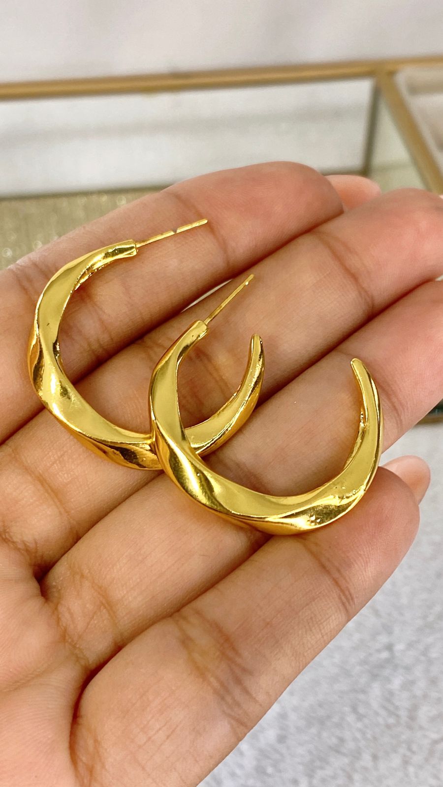 Arracada de Chapa de Oro AAI1793-1