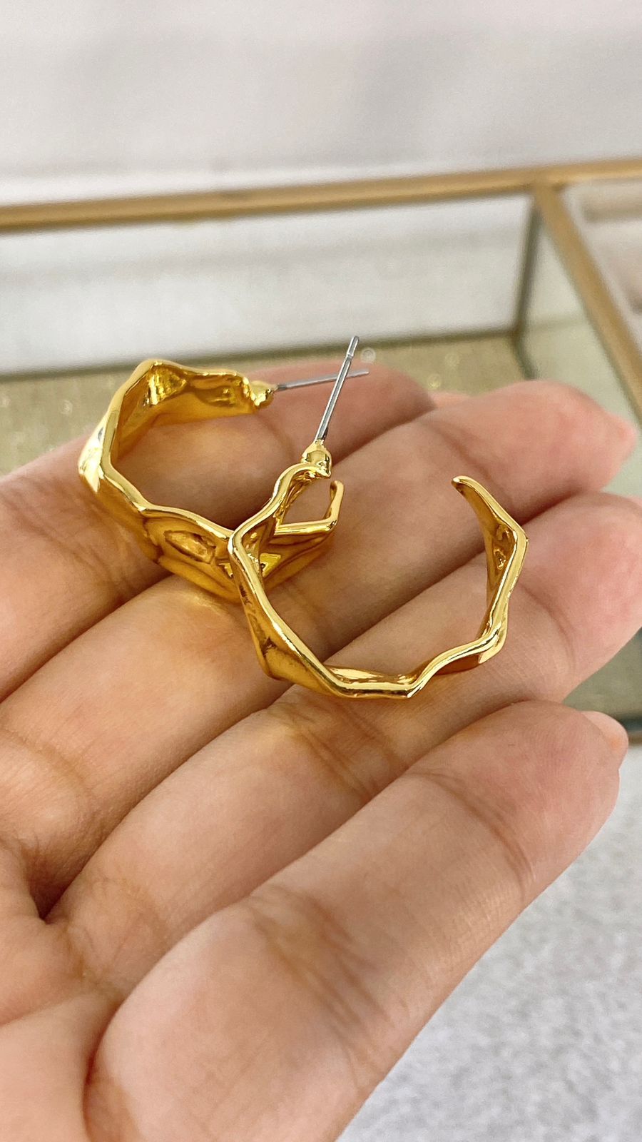 Arracada de Chapa de Oro AAI1794-1