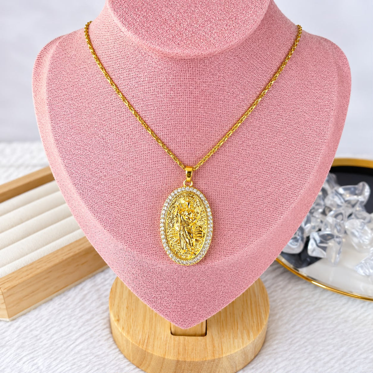 Collar y Dije de Oro Laminado CC2454-1