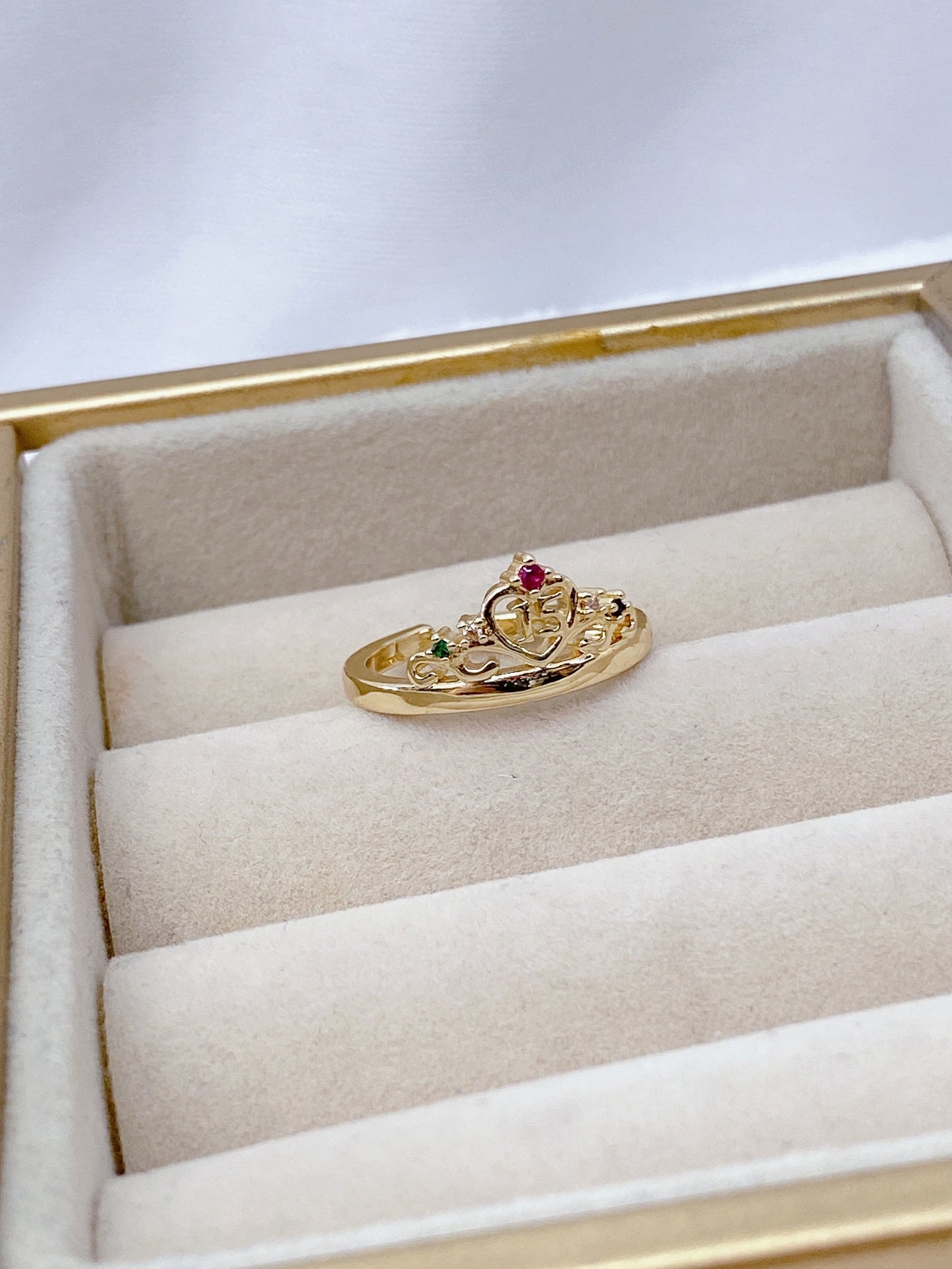 Anillo Chapa de Oro Ajustable ACO1363-4