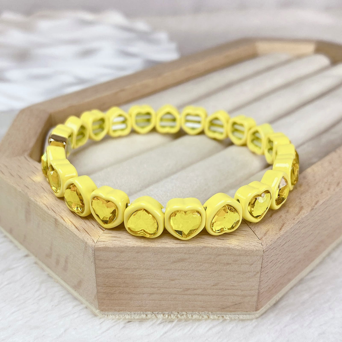 Pulsera Esmaltada con Acrilico PB848-10