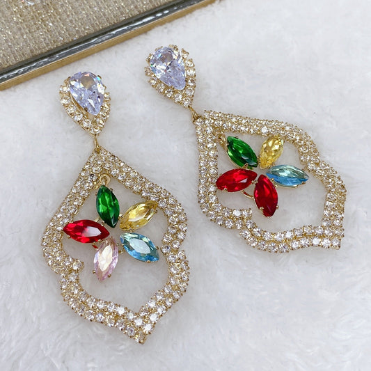 Arete de Fiesta de Bisuteria AB4562-3