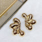 Arete de Chapa de Oro COA1634-1