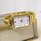 Reloj en Pulsera Italiana de Acero con Baño de Chapa de Oro PAI1048-1