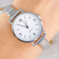 Reloj en Pulsera Italiana de Acero con Baño de Chapa de Oro PAI1058-2