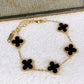 Pulsera de Trebol Chico de Acero Inoxidable PAI1068-1