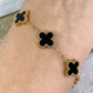 Pulsera de Trebol Grande de Acero Inoxidable PAI1346-1