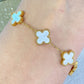 Pulsera de Trebol Grande de Acero Inoxidable PAI1346-2