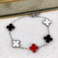 Pulsera de Trebol Grande de Acero Inoxidable PAI1064-2