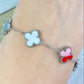 Pulsera de Trebol Grande de Acero Inoxidable PAI1064-2
