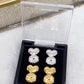Set de Levantadores para Arete de Chapa de Oro OT115-1