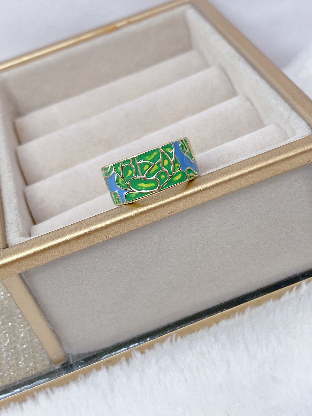 Anillo de Chapa de Oro Ajustable ACO1210-1
