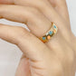 Anillo de Chapa de Oro Ajustable ACO1204-1