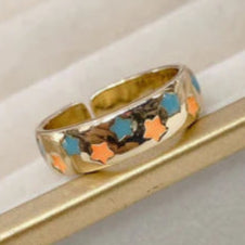 Anillo de Chapa de Oro Ajustable ACO1204-1