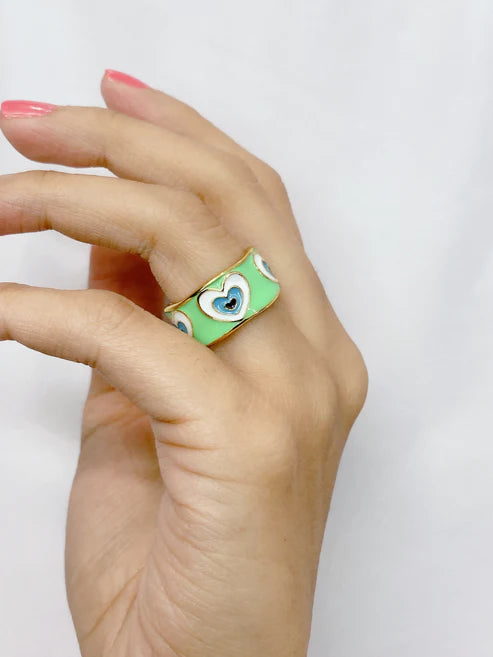 Anillo de Chapa de Oro Ajustable ACO1183-1