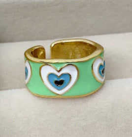 Anillo de Chapa de Oro Ajustable ACO1183-1