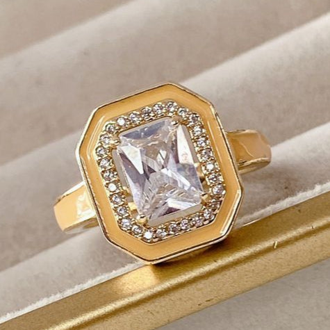 Anillo de Chapa de Oro Ajustable ACO1290-2