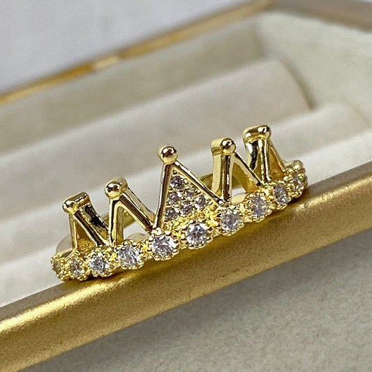 Anillo de Chapa de Oro Ajustable ACO1296-1