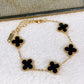 Pulsera de Trebol Grande de Acero Inoxidable PAI1346-1