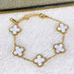 Pulsera de Trebol Grande de Acero Inoxidable PAI1346-2